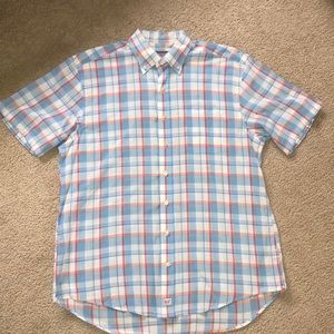 Men’s short sleeve button down dress shirt